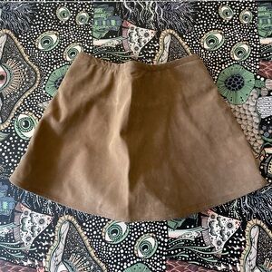 Free people faux sued skort